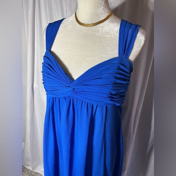 12 David’s Bridal Spaghetti Strap Full Length Dress EPC Size 12 - Picture 1 of 7